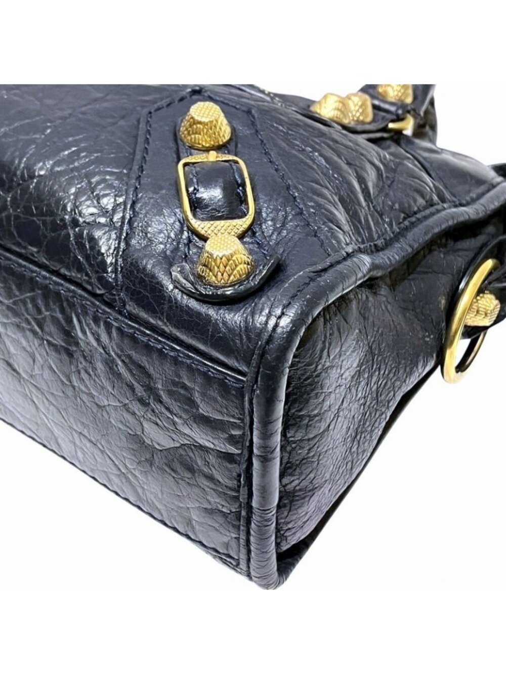 Balenciaga Mini City Giant Handbag Leather - Picture 7 of 9